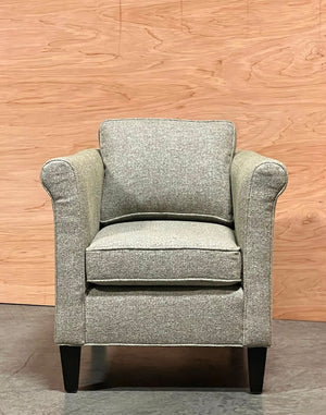 Front view of Piper Chair in Justin Moss