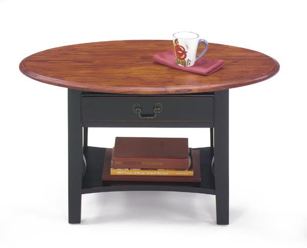 Belgrade Mini Oval Cocktail Table - Two Tone, Default Title, Occasional Tables - Endicott Home Furnishings