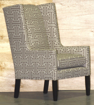 Arabella Modern Wingback Chair - Showroom Model