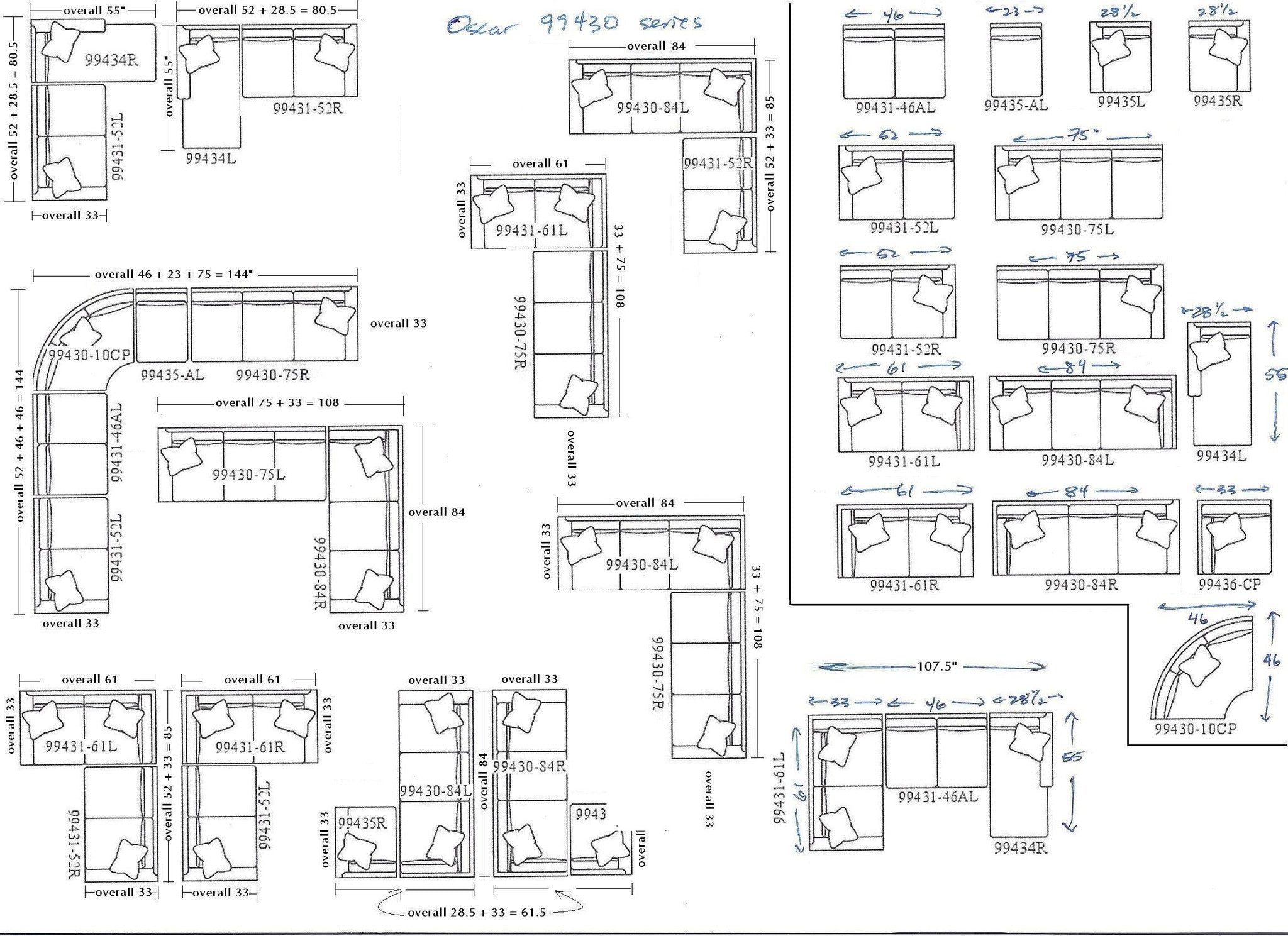 Non-toxic Oscar Sectional #3 - Endicott Home Furnishings - 6