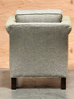 Back view of Piper Chair in Justin Moss