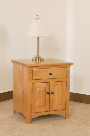 Raes Salem Hardwood 2-Door Nightstand