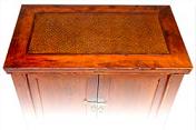 Pair of Antique Pear Wood Cabinets - Clearance