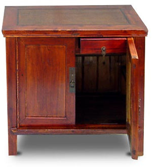 Pair of Antique Pear Wood Cabinets - Clearance