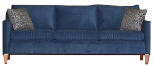 Freeman Longer Condo Sofa: supportive, clean non-toxic style. Designed and made just for Endicott Home, Portland Maine's first eco friendly furniture store.