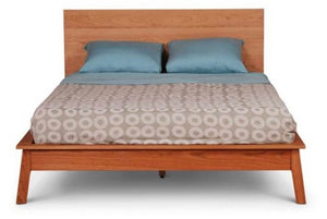 Charles River Solid Hardwood Mid-Century Modern Platform Bed