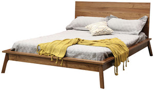 Charles River Solid Hardwood Mid-Century Modern Platform Bed