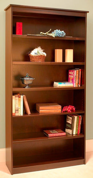 Amish Open Bookcase 18" wide