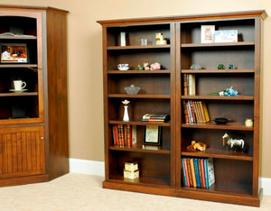 Amish Open Bookcase 18" wide