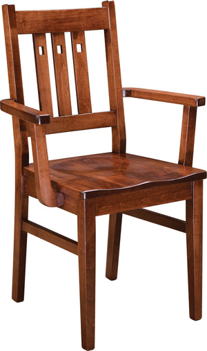 Erie dining arm chair ideal for smaller spaces - 02