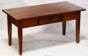 Smaller Maple Shaker Cocktail Table with Drawer - Showroom Model, , Showroom Models - Endicott Home Furnishings - 2