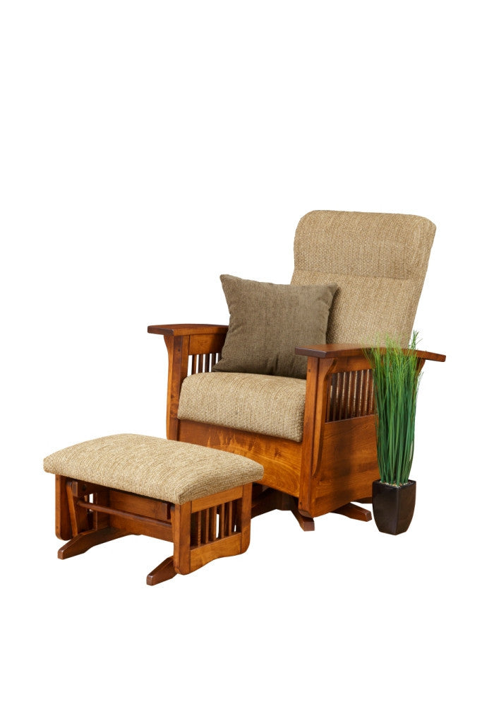 The Alamo Mission Sam s glider ottoman Maple