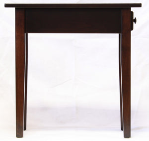 Narrow Shaker Chairside End Table with Drawer, Occasional Tables - Endicott Home Furnishings - 8