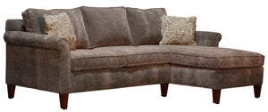 Oscar Sectional #4 - Sectional loveseat and chaise, , Sectionals - Endicott Home Furnishings - 3