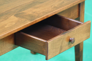 Smaller Maple Shaker Cocktail Table with Drawer