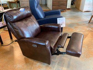 Compact Power Recliner With Power Tilt Headrest - Showroom Model