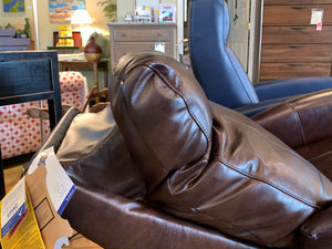 Compact Power Recliner With Power Tilt Headrest - Showroom Model