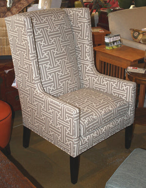 Arabella Modern Wingback Chair - Showroom Model