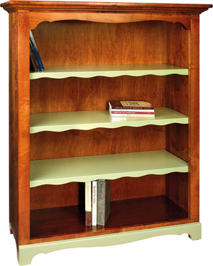 Amish Open Bookcase 18" wide