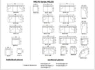 Miles Sectional #4 (Reversible), Non-toxic Sectionals - Endicott Home Furnishings - 4