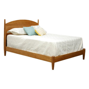 Amish made Kenton Arched Headboard Bed in Cherry or Maple